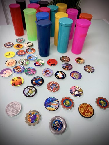 Pogs metal plastic - pogs,