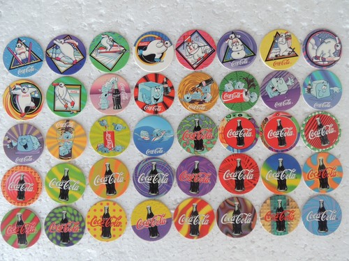 Coca cola coke pogs - coca-cola,